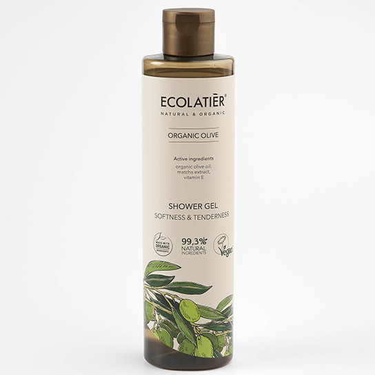 ECL GREEN Гель для душа Мягкость & Нежность Серия ORGANIC OLIVE, 350 мл