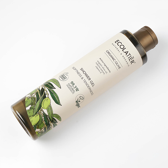 ECL GREEN Гель для душа Мягкость & Нежность Серия ORGANIC OLIVE, 350 мл